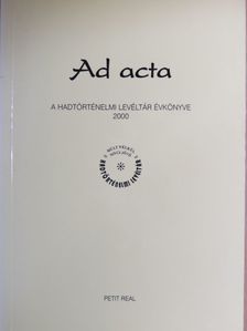 Ad acta 2000 [antikvár]