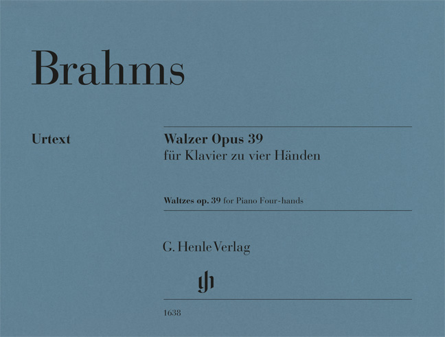 BRAHMS... - WALZER OP. 39 FÜR KLAVIER ZU VIER HÄNDEN