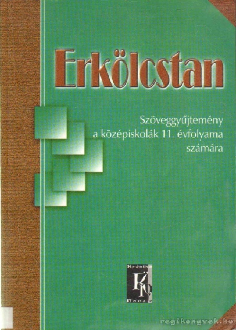 Tiszóczi Tamás (összeáll.), Trencsényi Borbála - Erkölcstan [antikvár]