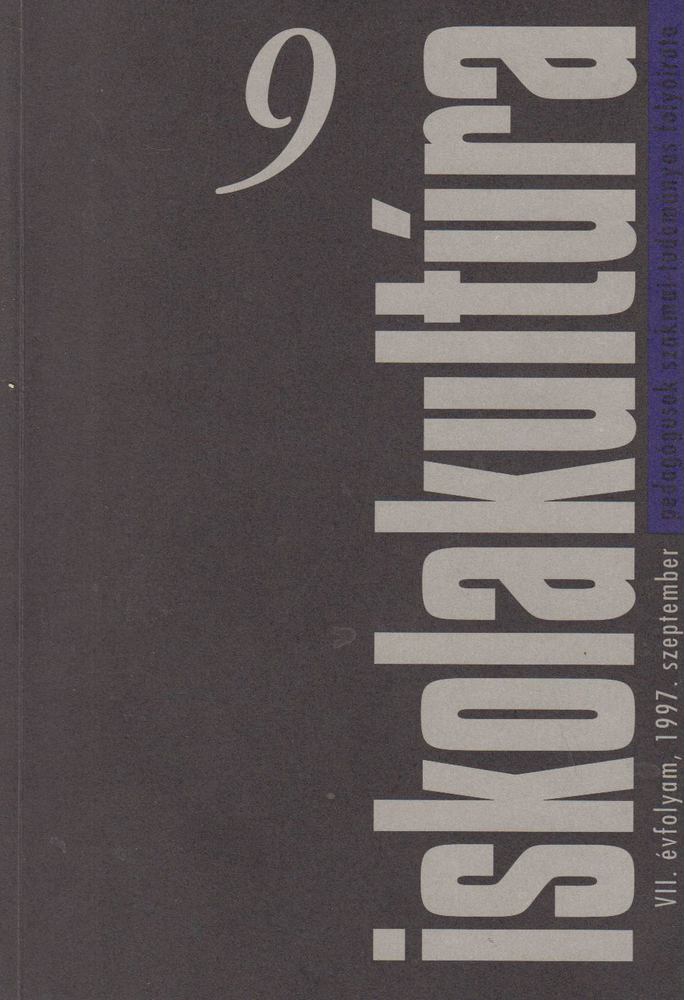 Géczi János - Iskolakultúra VII. évf. 9. [antikvár]
