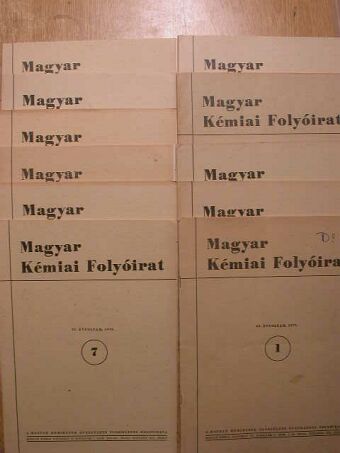 Magyar Kémiai Folyóirat 1979. (nem teljes évfolyam) [antikvár]