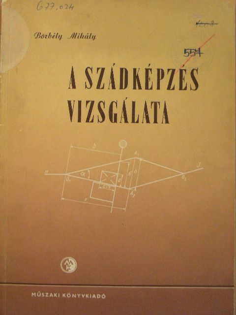 Borbély Mihály - A szádképzés vizsgálata [antikvár]