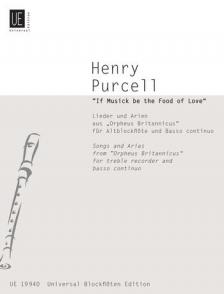 PURCELL - "IF MUSICK BE THE FOOD OF LOVE" FÜR ALTBLOCKFLÖTE UND BASSO CONTINUO