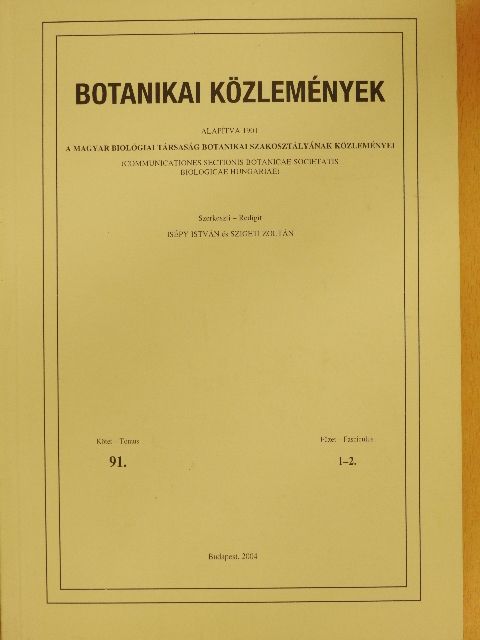 Kalapos Tibor - Botanikai közlemények 2005/1-2. [antikvár]