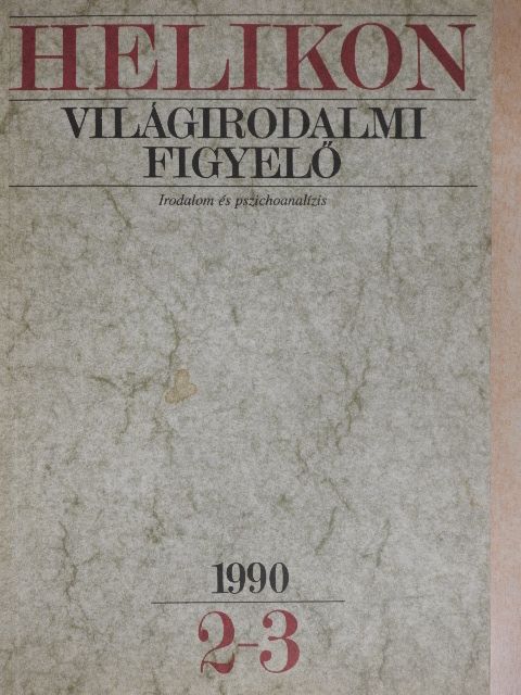 Bálint György - Helikon 1990/2-3. [antikvár]