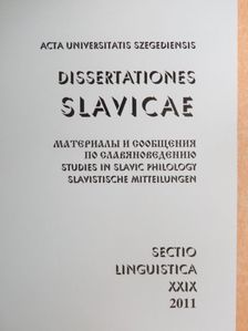 Firisz Hhajnalka - Dissertationes Slavicae XXIX [antikvár]