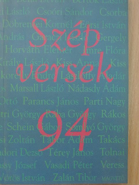 Ágh István - Szép versek 1994 [antikvár]