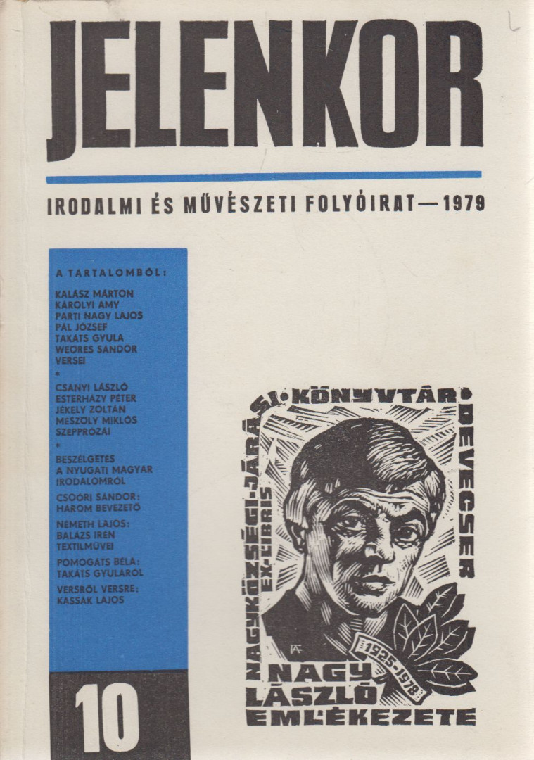 Szederkényi Ervin - Jelenkor 1979/10. [antikvár]