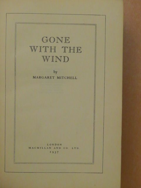 Margaret Mitchell - Gone with the Wind [antikvár]