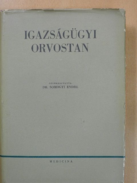 Dr. Budavári Róbert - Igazságügyi orvostan [antikvár]