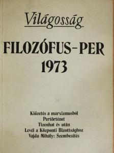 Dérer Miklós - Filozófus-per 1973 [antikvár]