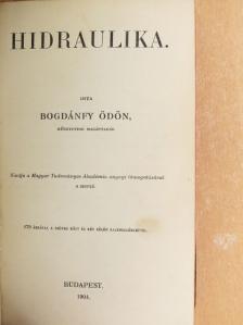 Bogdánfy Ödön - Hidraulika [antikvár]