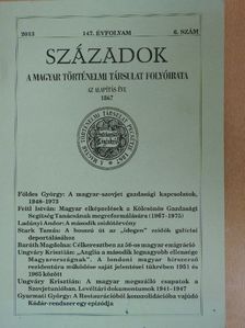 Baráth Magdolna - Századok 2013/6. [antikvár]