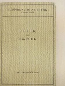 R. W. Pohl - Einführung in die Optik [antikvár]