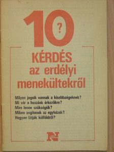 Ács Zoltán - 10 kérdés az erdélyi menekültekről [antikvár]