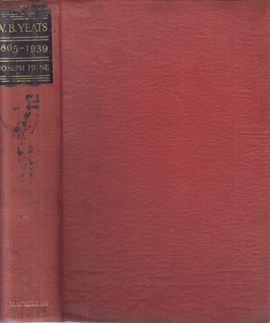 HONE, JOSEPH - W. B. Yeats [antikvár]