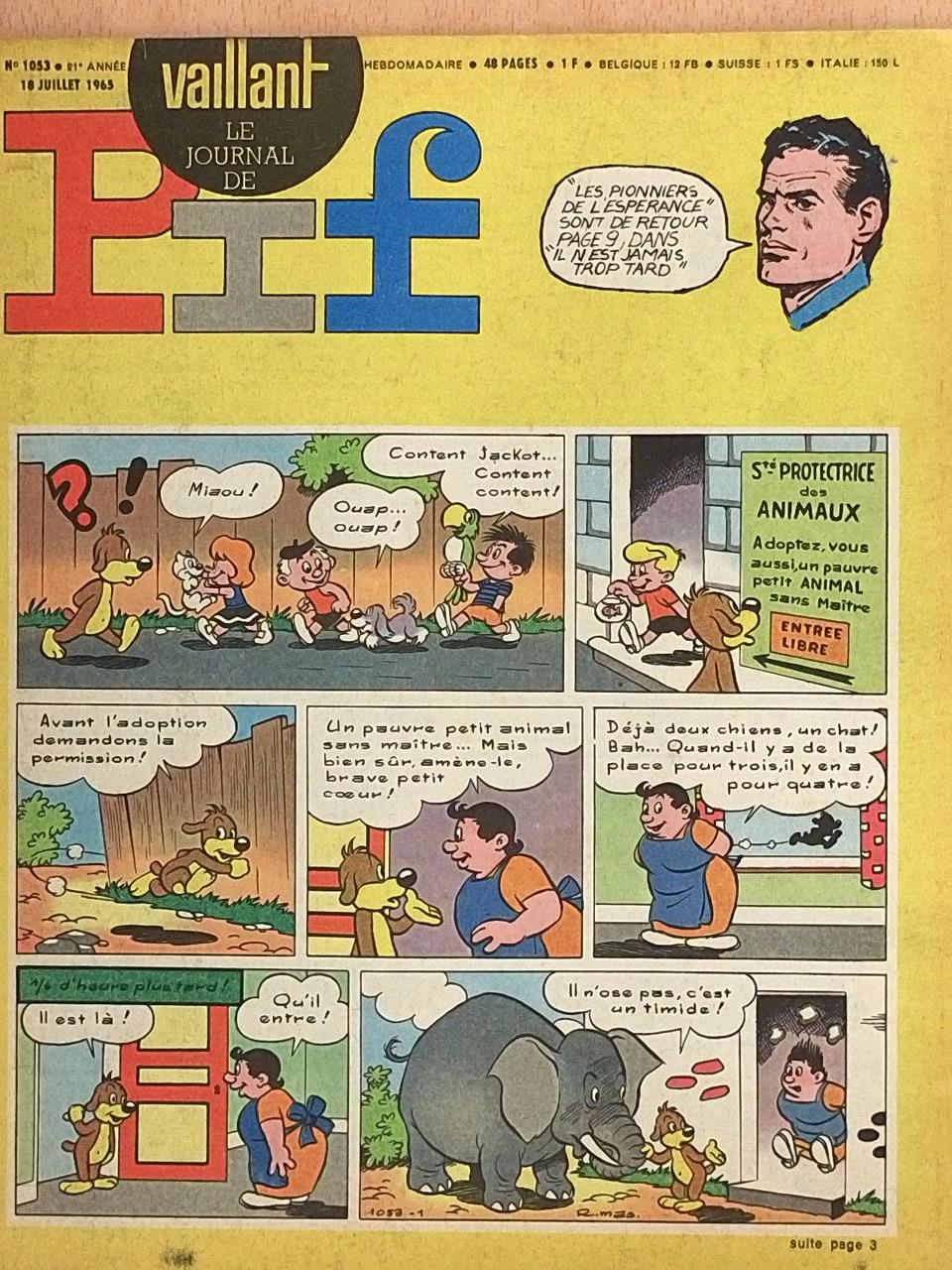 Cézard - Pif 18 Juillet 1965 [antikvár]