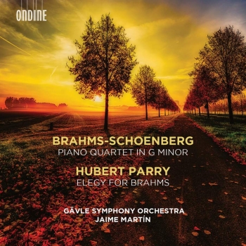 BRAHMS, PARRY - PIANO QUARTET - ELEGY FOR BRAHMS CD JAIME MARTÍN