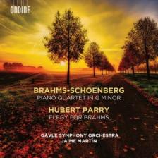 BRAHMS, PARRY - PIANO QUARTET - ELEGY FOR BRAHMS CD JAIME MARTÍN