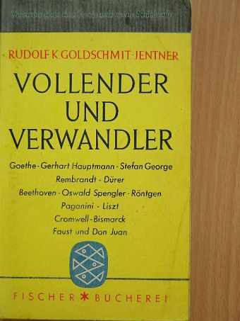 Vollender und verwandler [antikvár]