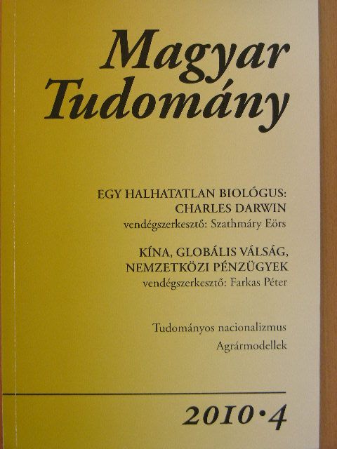 Aranyos Júlia - Magyar Tudomány 2010/4. [antikvár]