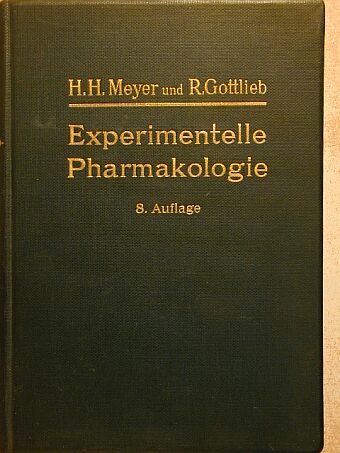 H. H. Meyer - Die Experimentelle Pharmakologie [antikvár]