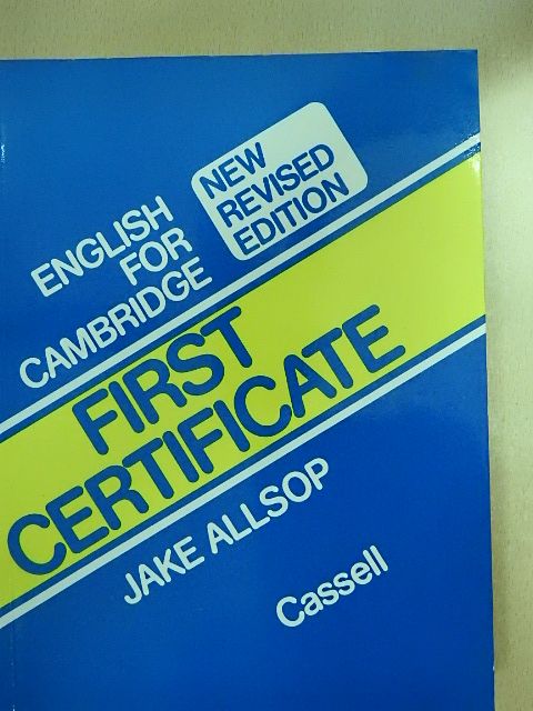 Jake Allsop - English for Cambridge First Certificate [antikvár]