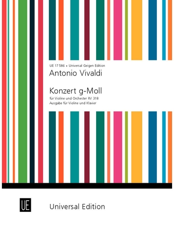 Vivaldi - KONZERT g-MOPLL FÜR VIOLINE UND ORCHESTER RV318. AUSG. FÜR VIOLINE UND KLAVIER