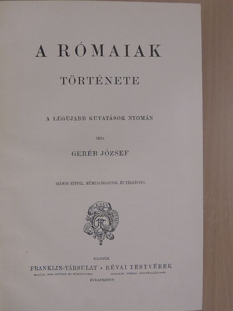 Geréb József - Nagy képes világtörténet III. [antikvár]