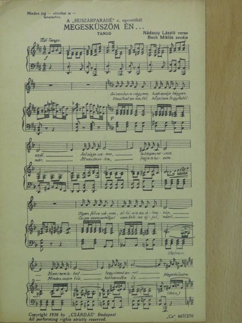 Beck Miklós - Megesküszöm én... [antikvár]