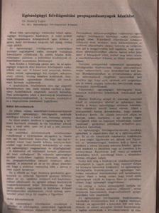 Dr. Székely Lajos - Egészségügyi felvilágosítási propagandaanyagok készítése [antikvár]