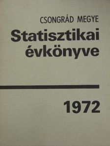 Csongrád megye statisztikai évkönyve 1972 [antikvár]