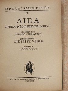Antonio Chislanzoni - Aida/Rigoletto/Traviata [antikvár]