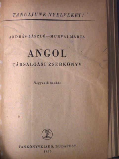András László - Angol társalgási zsebkönyv [antikvár]