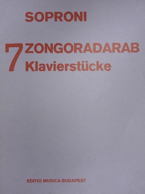 Soproni József - 7 zongoradarab [antikvár]