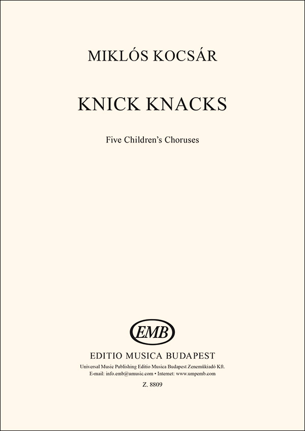 KOCSÁR - KNICK KNACKS - (FIVE CHILDREN'S SONGS)