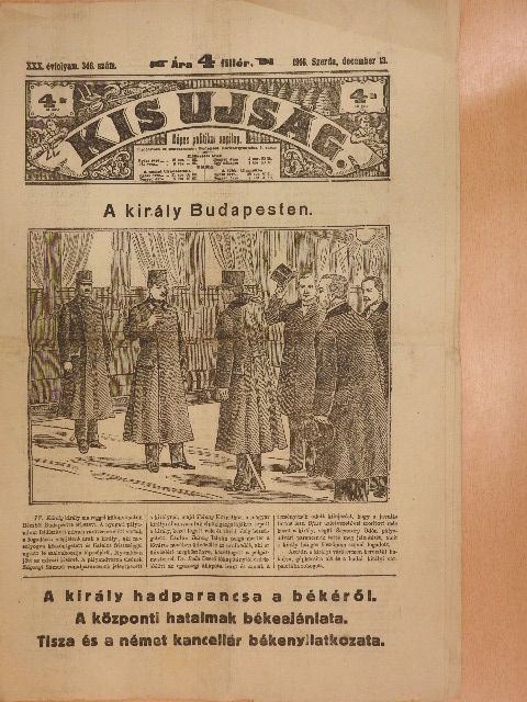 Kis Ujság 1916. december 13. [antikvár]