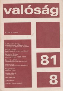 Kőrösi József - Valóság 1981/8 [antikvár]