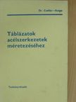 Dr. Csellár Ödön - Táblázatok acélszerkezetek méretezéséhez [antikvár]