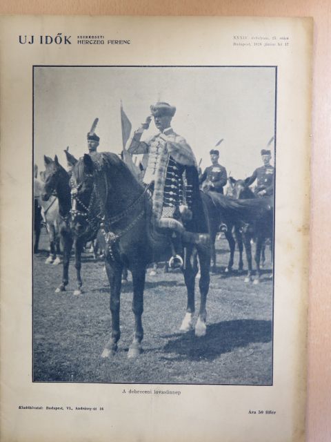 Harsányi Zsolt - Uj Idők 1928. június 17. [antikvár]