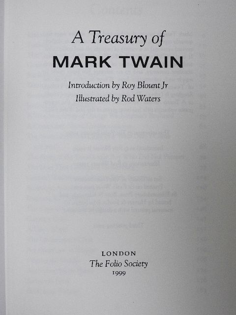 A Treasury of Mark Twain [antikvár]