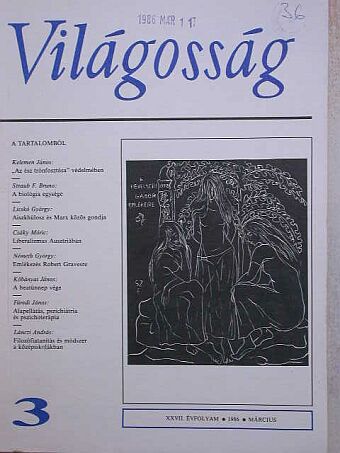 Biró Zoltán - Világosság 1986. március [antikvár]