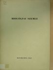 Dr. Demeczky Mihály - Biológiai szemle [antikvár]