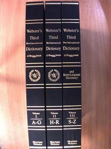 Webster's Third New International Dictionary of the English Language Unabridged I-III. [antikvár]