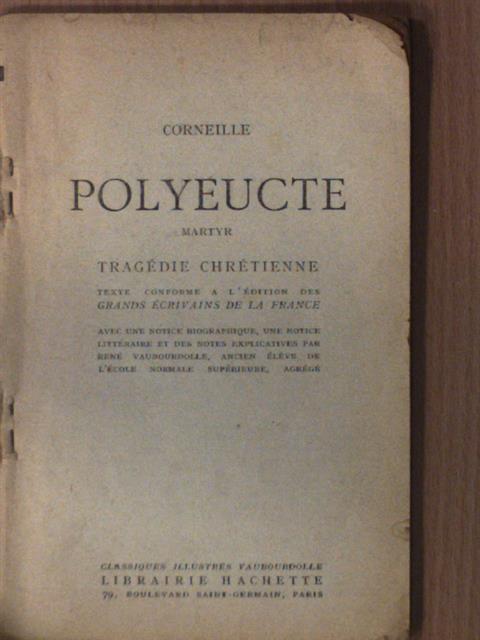 Corneille - Polyeucte [antikvár]