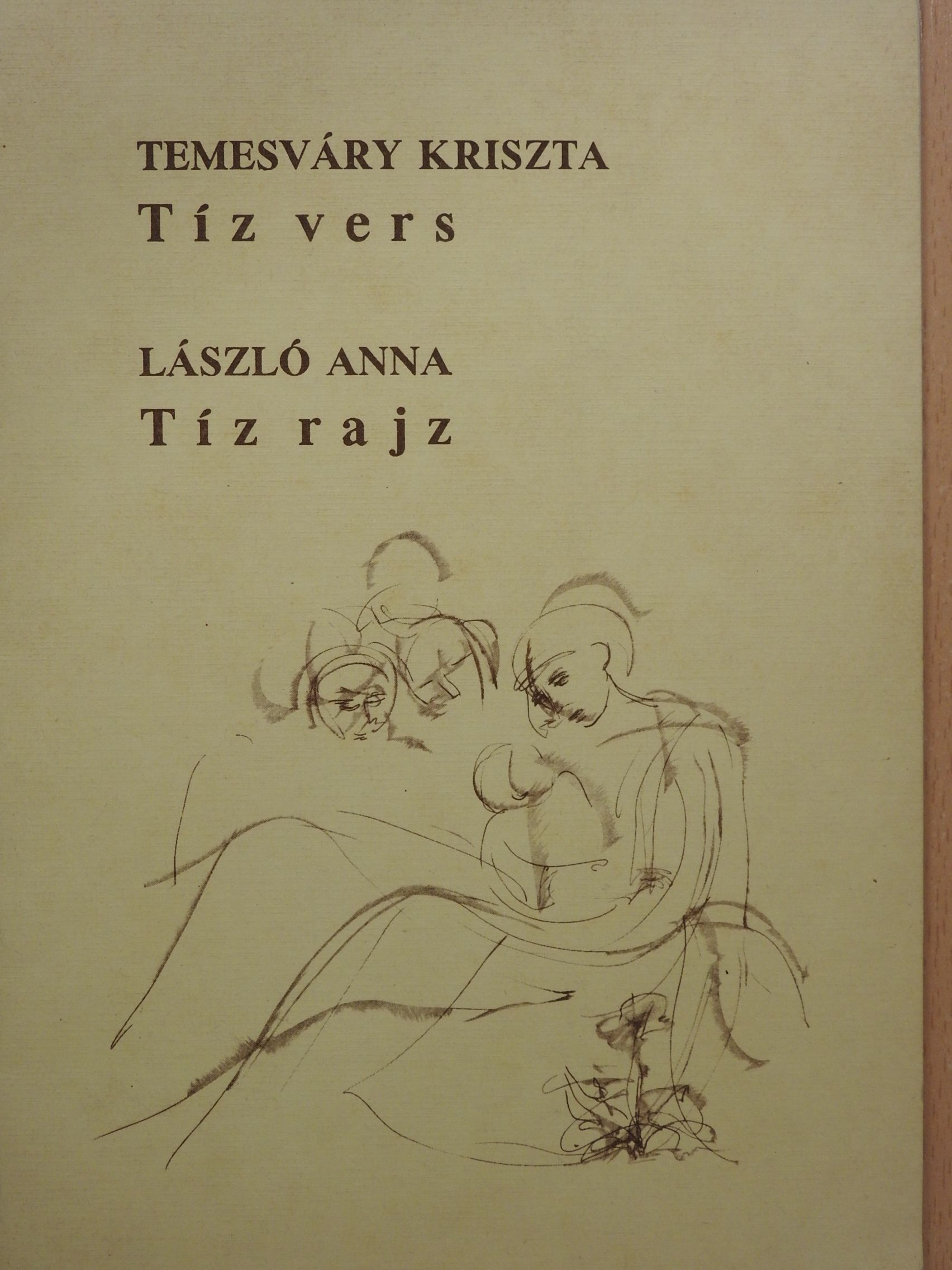 Temesváry Kriszta - Tíz vers/Tíz rajz (dedikált példány) [antikvár]