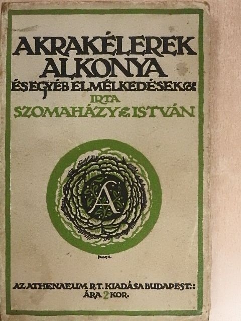 Szomaházy István - A krakélerek alkonya [antikvár]