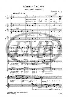 SOPRONI JÓZSEF - KÉT BALASSI KÓRUS - A CAPELLA VEGYESKARRA