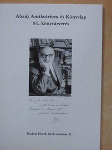 Abaúj Antikvárium és Könyvlap - 81. könyvárverés [antikvár]