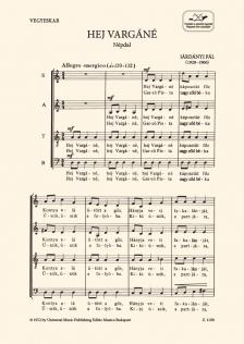 JÁRDÁNYI - HEJ VARGÁNÉ - NÉPDAL (VEGYESKARRA)
